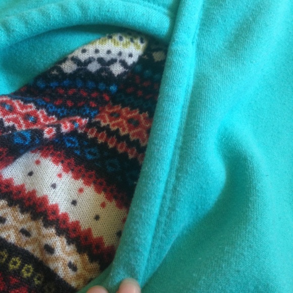 Cyan Winter/Fall Hoodie - Picture 3 of 5